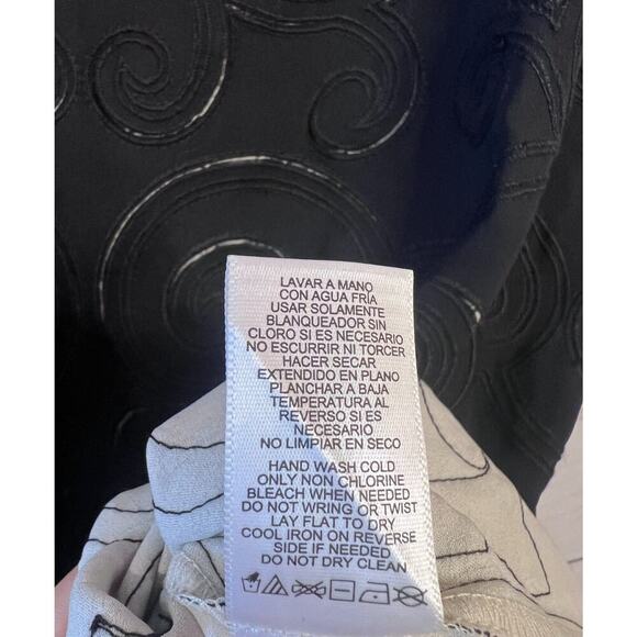 CATHERINE MALANDRINO for DESIGN NATION Black Ivory Laser Cut Dress Size L NWT - Picture 5 of 6